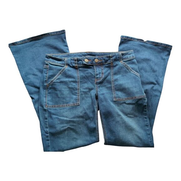 Bdg micro flare low rise jeans size 28 patch pockets - Picture 2 of 12